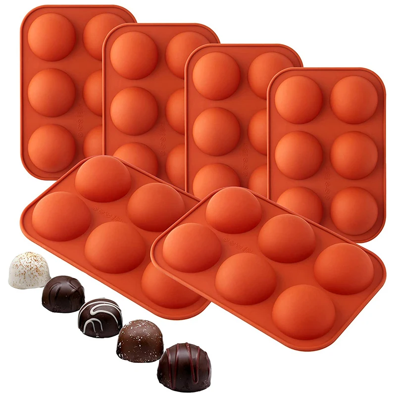Medium Semi Sphere Silicone Mold 4 Packs Baking Mold for Making Hot Chocolate Bomb  Cake Jelly Dome Mousse Cake Tools