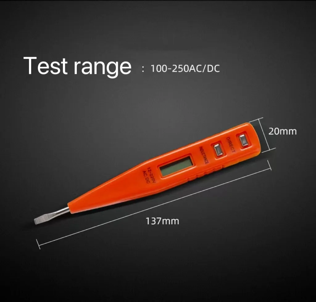 Новый цифровой 12V-240V AC DC напряжение детекторы бесконтактный Тестер ручка метр тестер вольт электрический тест AC/DC напряжения
