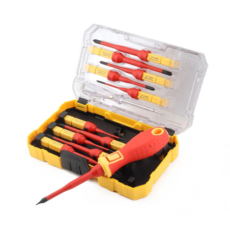 13 pcs VDE Screwdriver Set Professional 1000V Insulated Electrician Hand Tools Tool Kits with Electrical Test Pen
