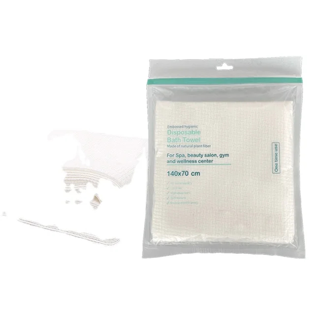 Hot Selling for 100% Viscose Hair Towel Beauty Salons SPA Towel Disposable Bath Towels