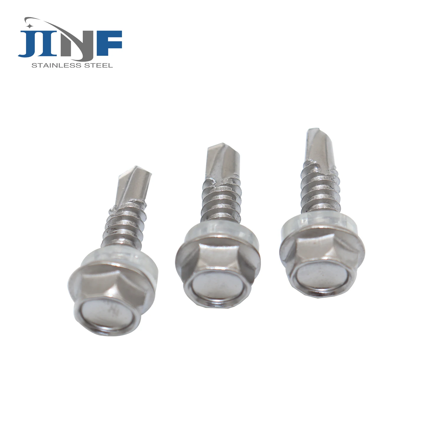 Stainless Steel 201 304 316 DIN7054K Hex Head Self Drilling Screw
