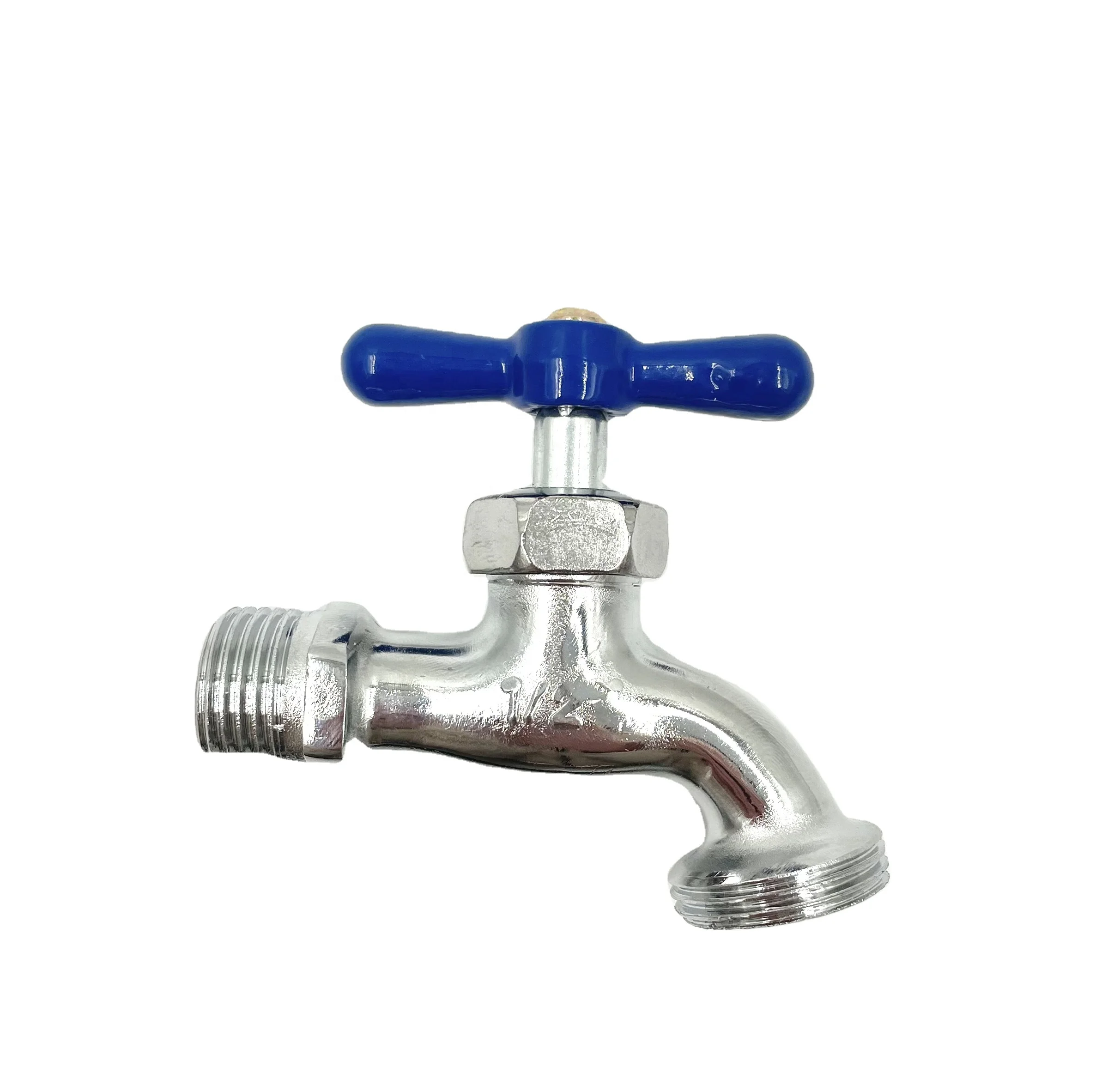 1/2 Zinc Alloy Polished Garden Bib Tap Faucet Slow Open Water Bibcock  Tap Valve