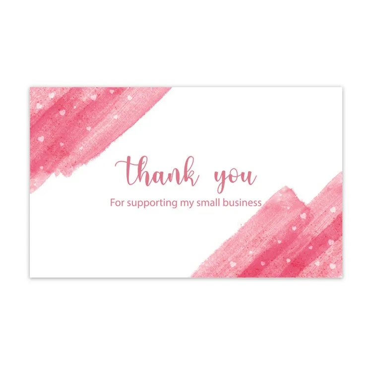Custom thank you cards for small business custom printing gift cards