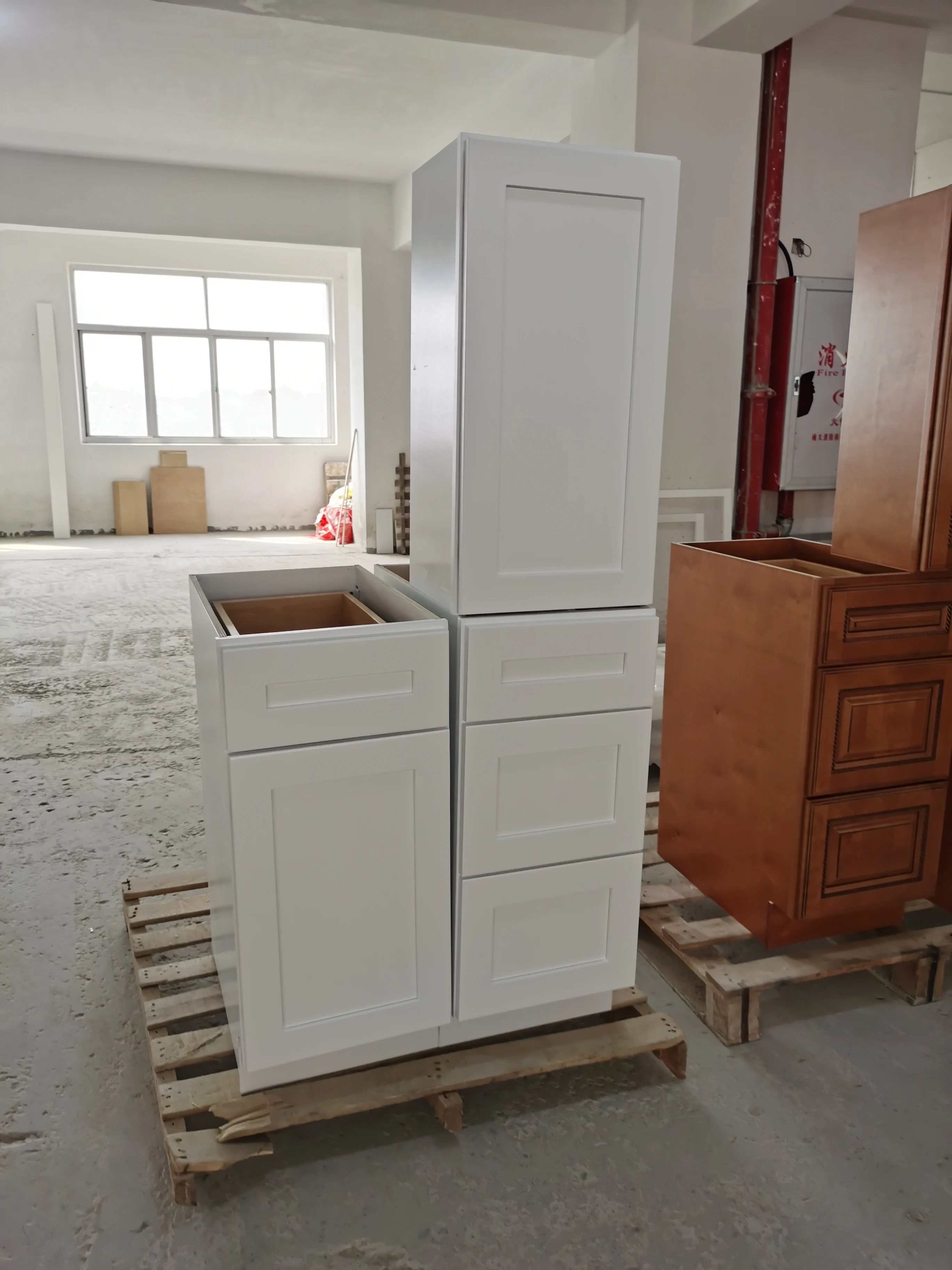 American standard modern style shaker kitchen cabinets wholesale manufacture kitchen cabinet ready to assemble