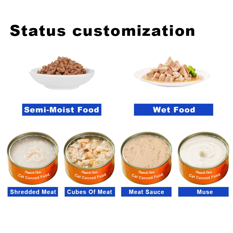 Quality Wholesale Chicken Breast Meat Canned Cat Food Pet Can With Lid