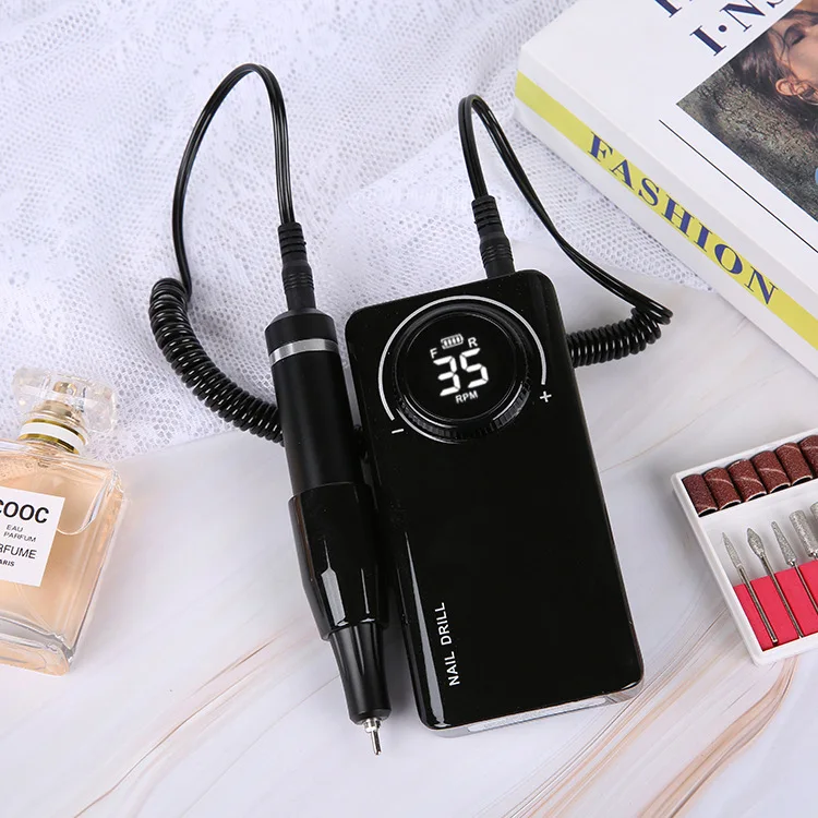 Portable E File Nail Drill Machine Sanding Bands for Nail Drill Bits Nail Care Tools And Equipment Cuticle Gel Polish Remover