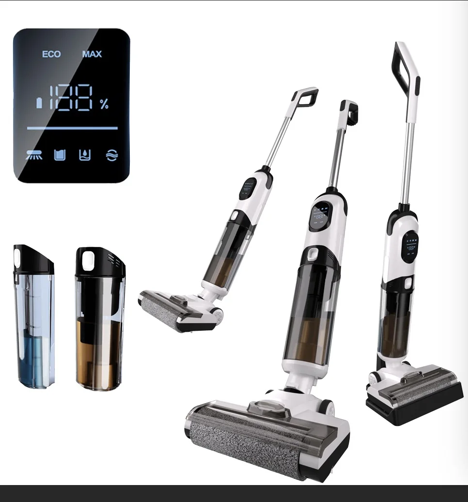 2023 wireless vaccum cleaner wet and dry stick vacuums handheld vacuum cleaner with self cleaning for home use
