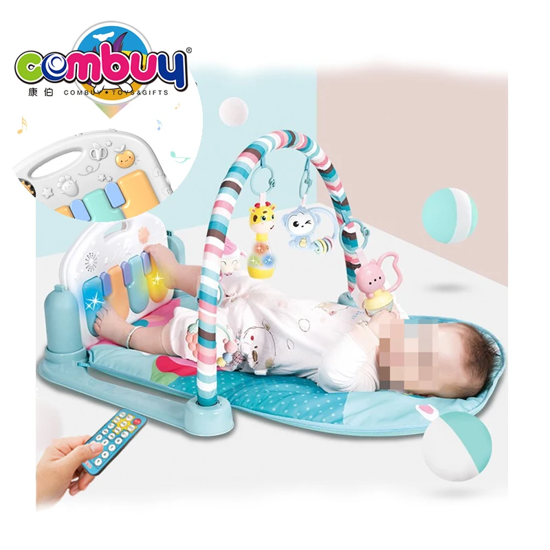 Night light remote pedal fitness frame electric baby play mat piano