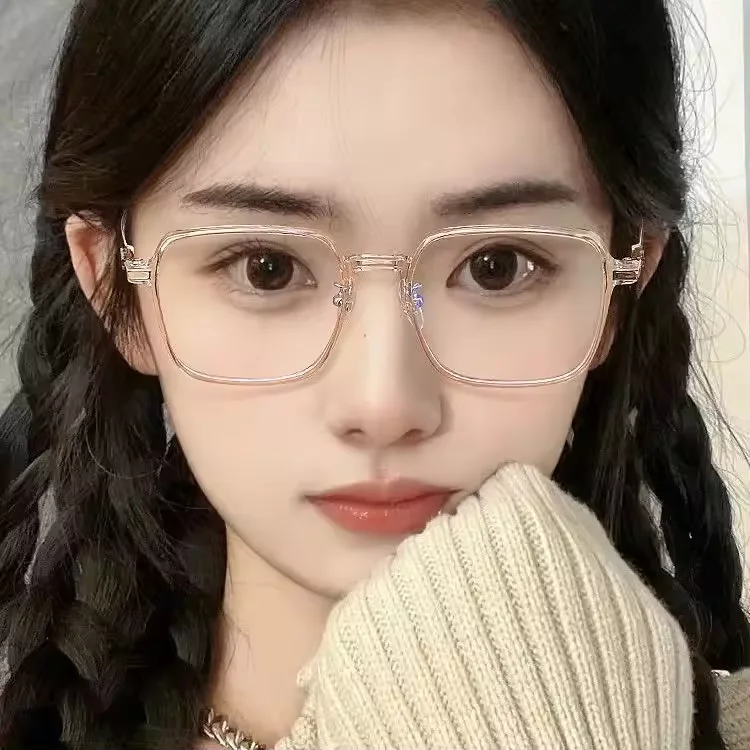 Custom Logo Tr90 Anti Blue Light Computer Glasses Eyeglasses Frames  Manufacturer Square Optical Glasses