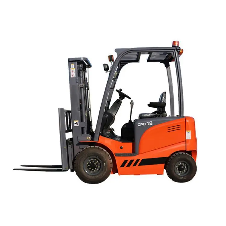 battery maintenance electric 4-wheel forklifts electric  hydraulic truck 2.5 t free lift walk behind