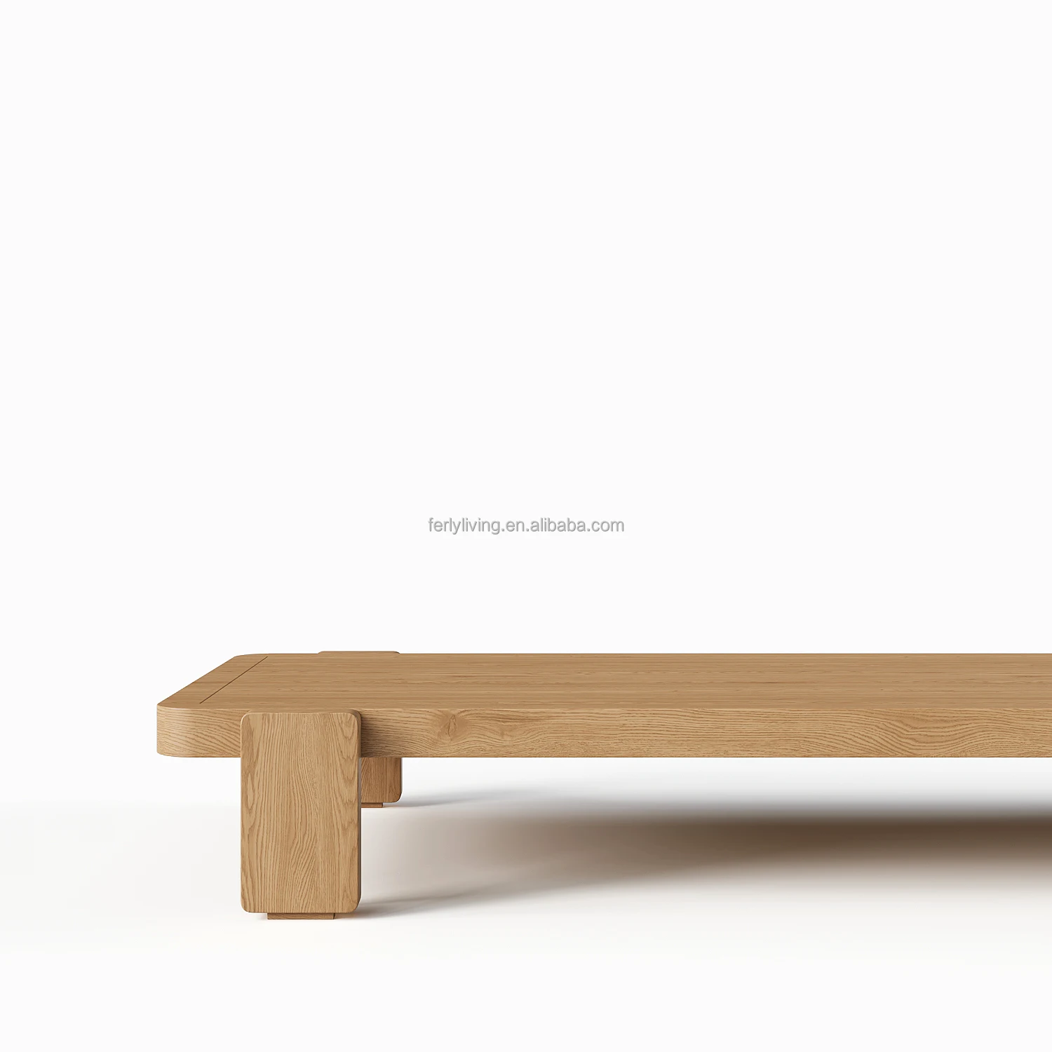 FERLY New Design New Design Garden Furniture Teak Dining Coffee Table Set For Outdoor Vacation