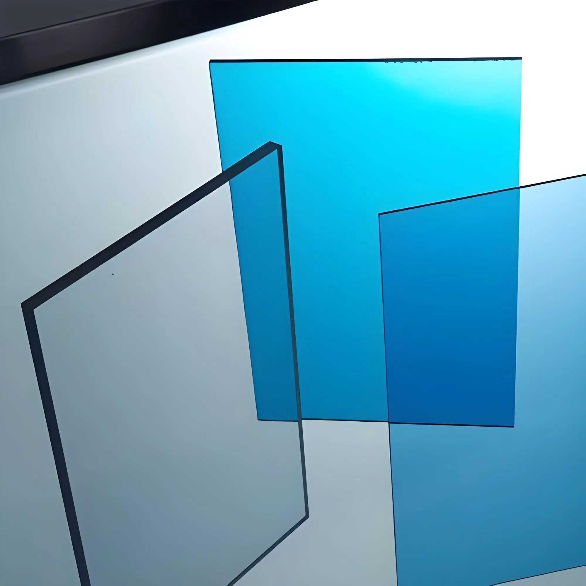 Solid Plastic clear Polycarbonate Flat Roofing Sheets Panels