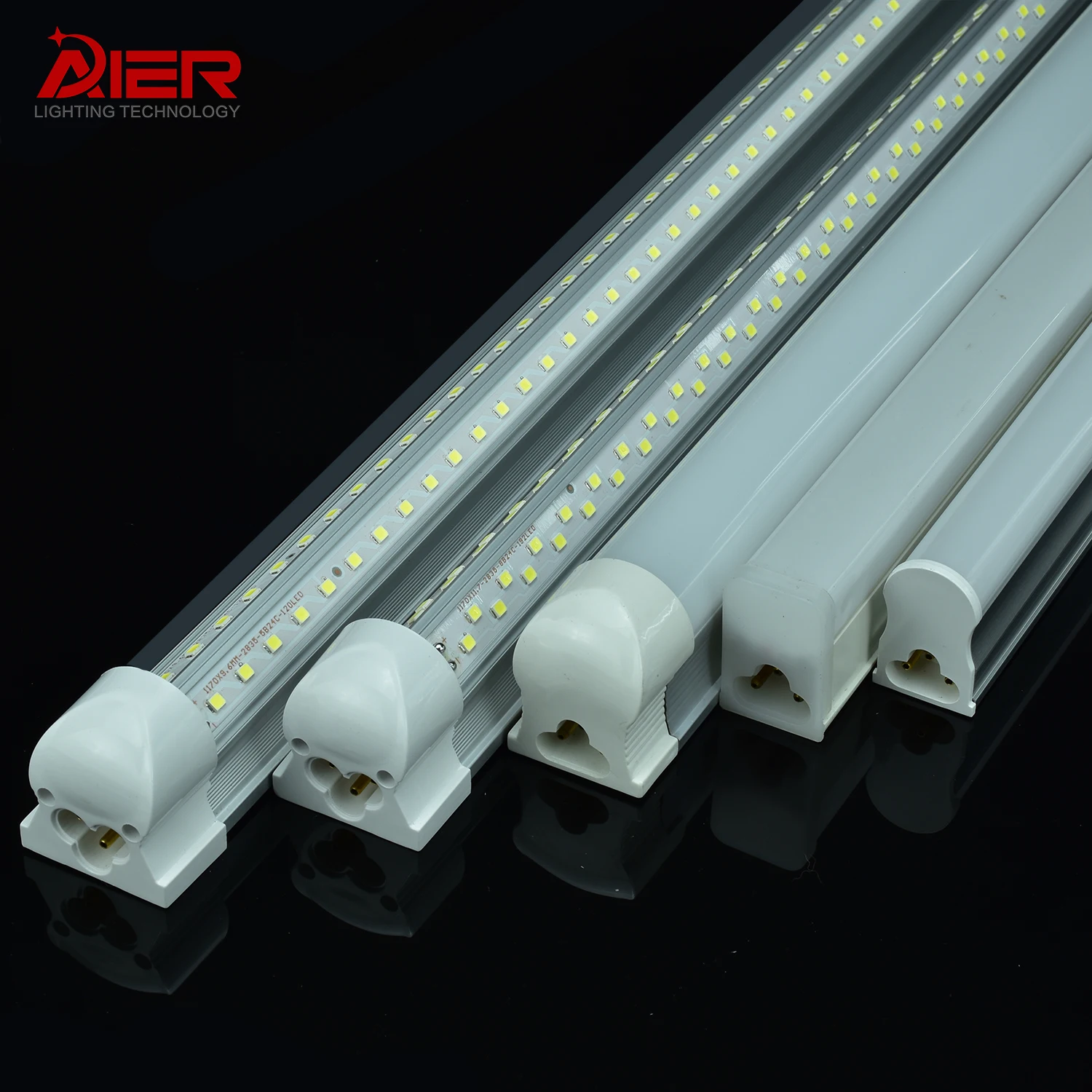 
Zhongshan AIER Super Bright Indoor Lighting G13 2FT 3FT 4FT 5FT 8FT T8 Glass Led Tube Light 