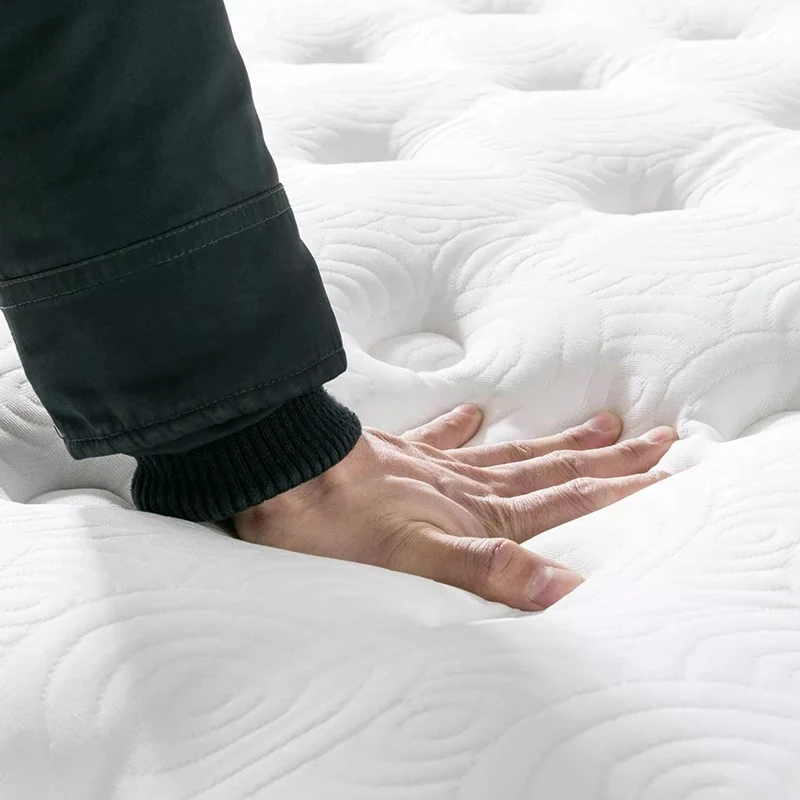 AIDI003 Euro Pillow Top Custom Factory King Queen Full Single Size Memory Foam Latex Pocket Spring Hotel Bed Mattresses in a Box