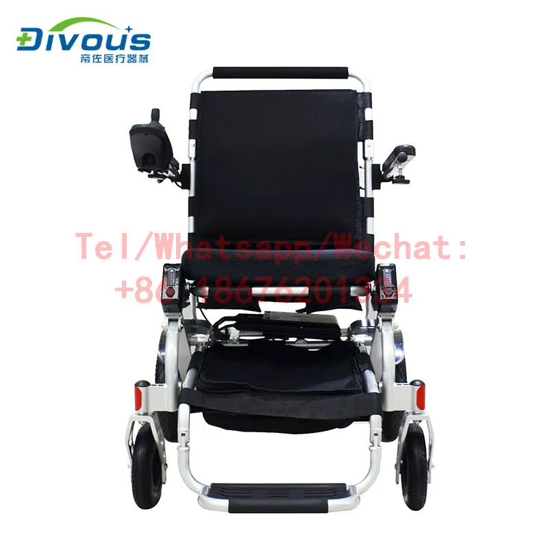 Hot style portable  comfortable lightweight POWER  wheelchair bearing 180Kg elder  wheelchair motor For disabled and  elderly