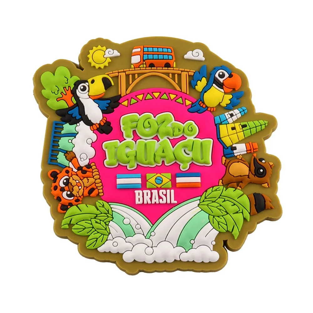OEM Promotional Gift  Refrigerator Magnet Tourist Silicone Blank Rubber 3D Polyresin Soft Pvc Magnet Custom Fridge Magnet