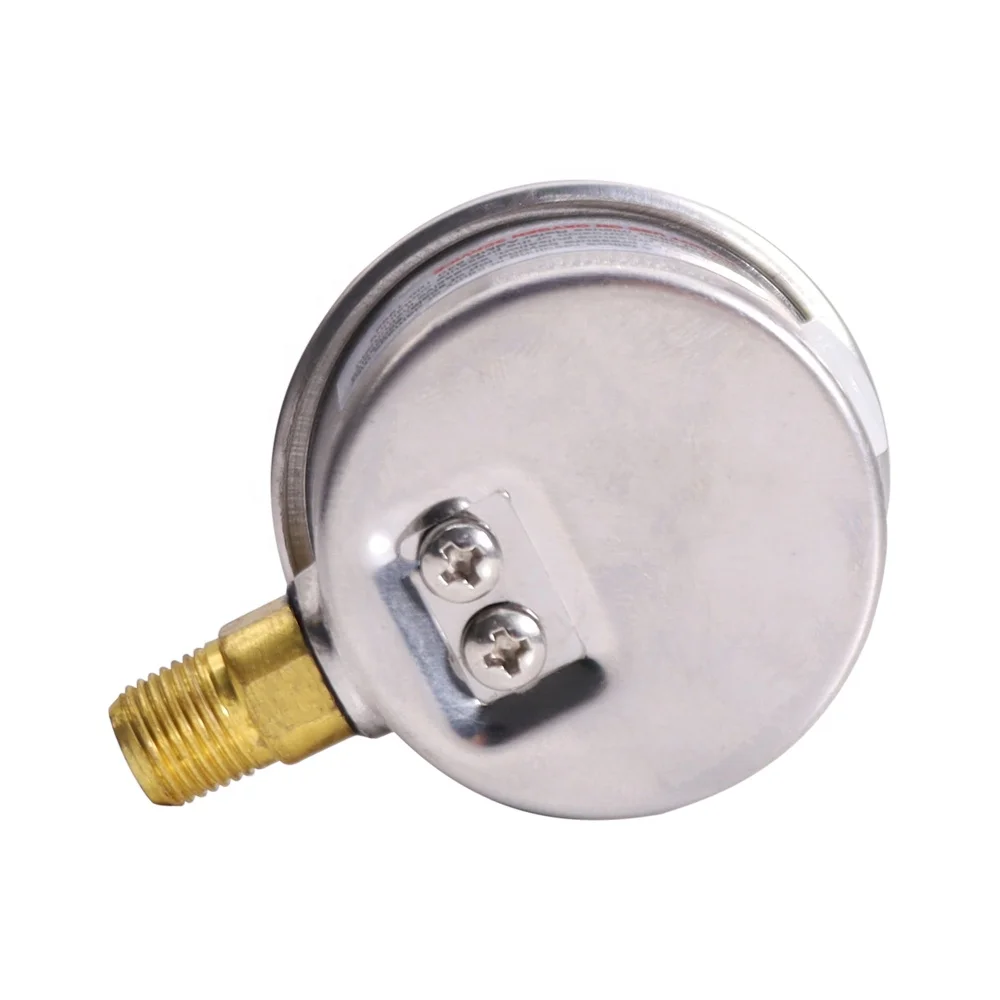 OEM ODM High Quality Durable Side 1/8NPT Thread 40Mpa 6000psi Noctilucent Luminous Pressure Gauge with Oil or without Oil