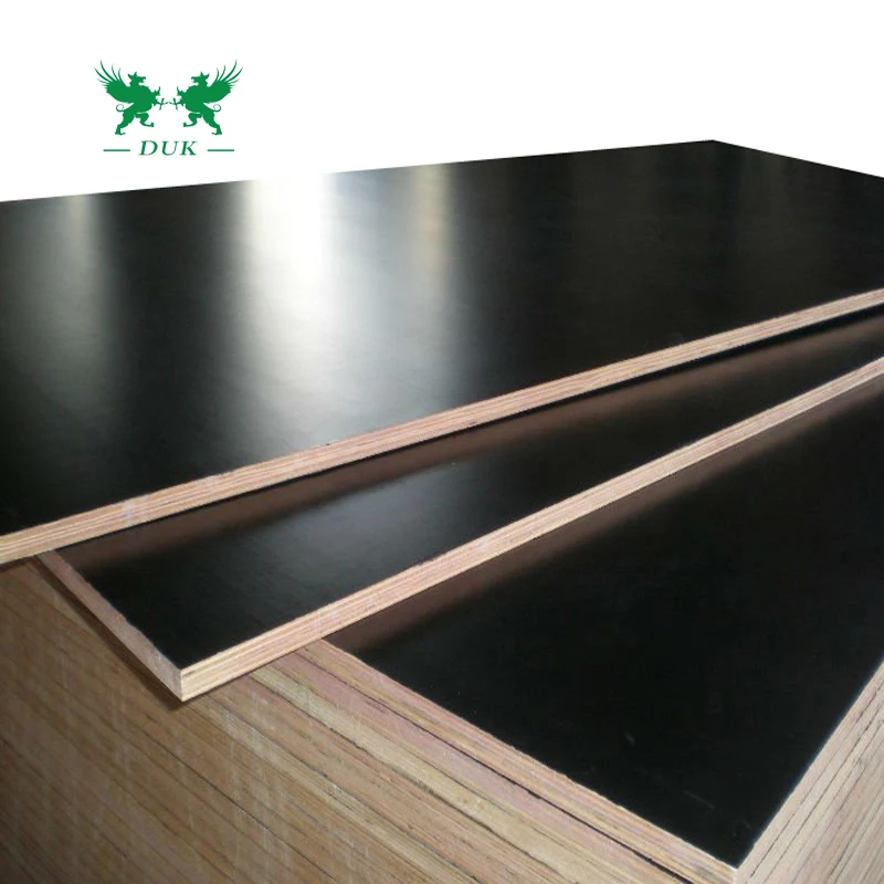 Construction Concrete Template Formwork Poplar Core 15mm 18mm Film Faced Shuttering Plywood