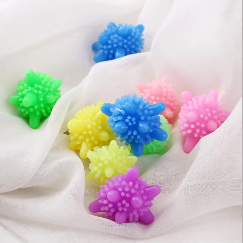 Household clothing cleaning anti - winding PVC solid magic ball for