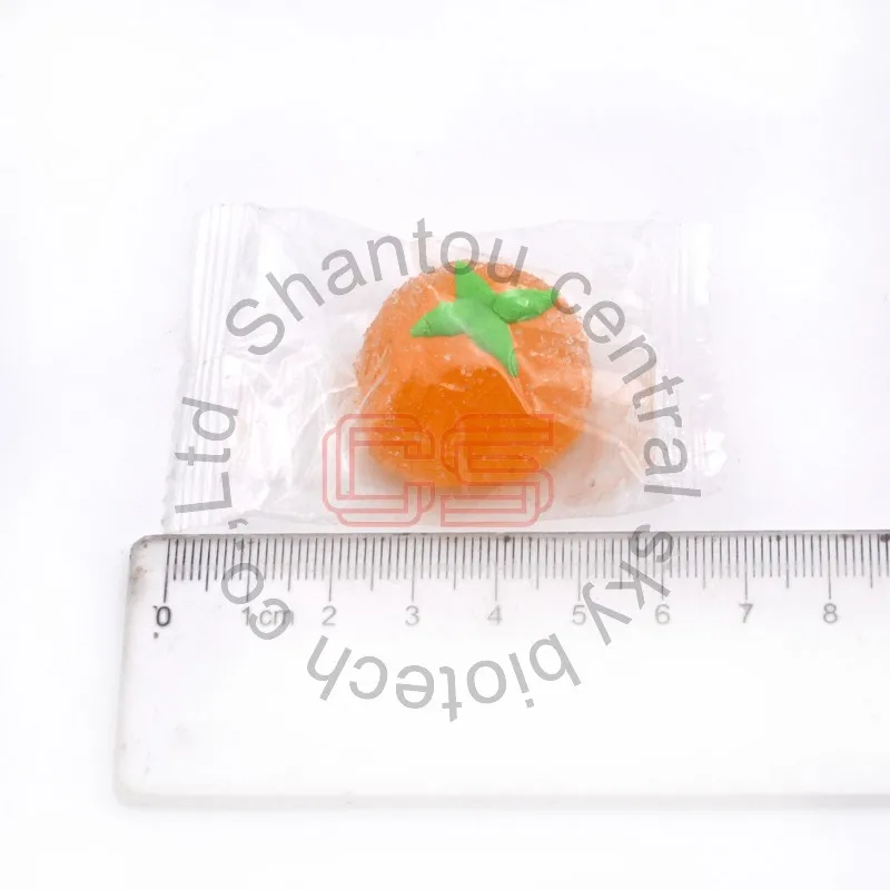 Confectionery bulk soft sweet candy Delicious Fruit orange lemon shape Gummy Candies
