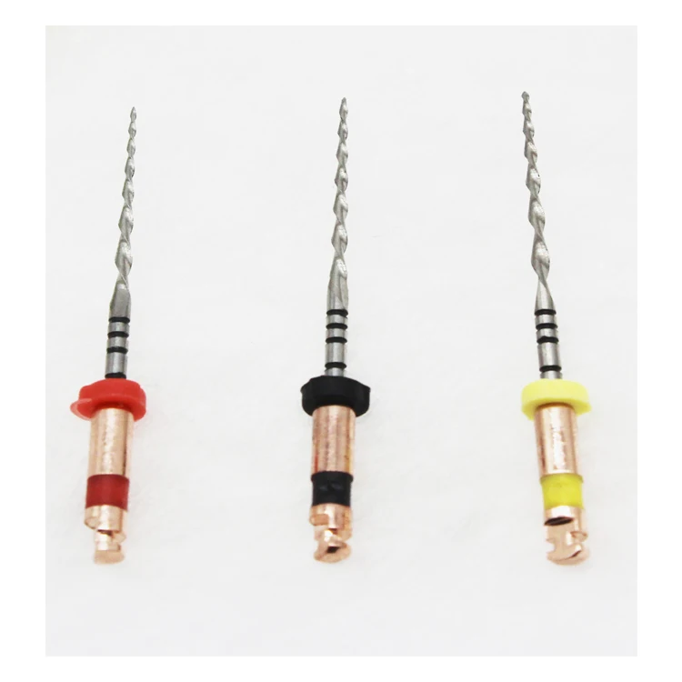 3 шт. стоматологические эндороторные роторные напильники wave one для двигателя для подготовки корневого канала, используются золотые напильники Niti