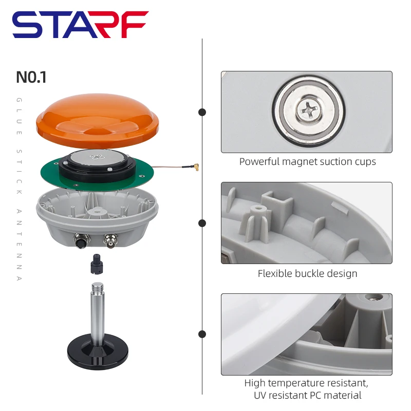 RTK Case Antenna Agricultural Waterproof Large Capacity Antenna Housing Navigation Mounting