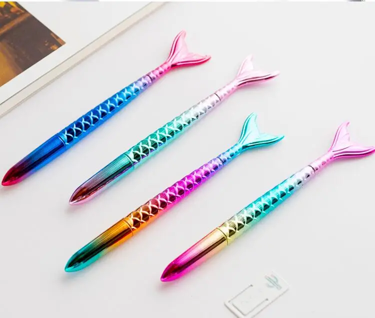 Novelty Mermaid Ballpoint Pen 1mm MermaidGel pen For Promotional Gift School Office Stationery Supplies