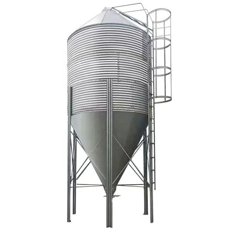 Оборудование для кормления оцинкованной птицы бункер птицефермы свинофермы 10 тонн/14 тонн/17 тонн