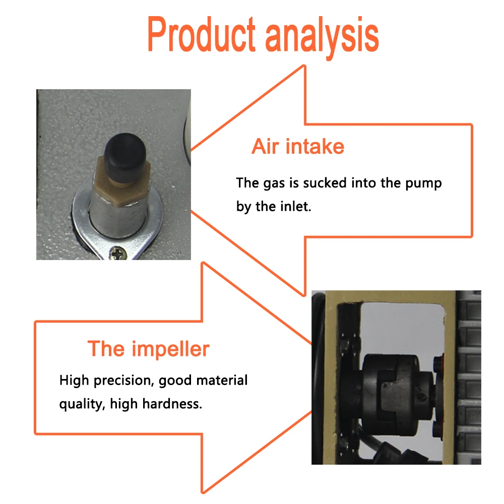 Lab Rotary Vane Vacuum Pump  2XZ-0.5