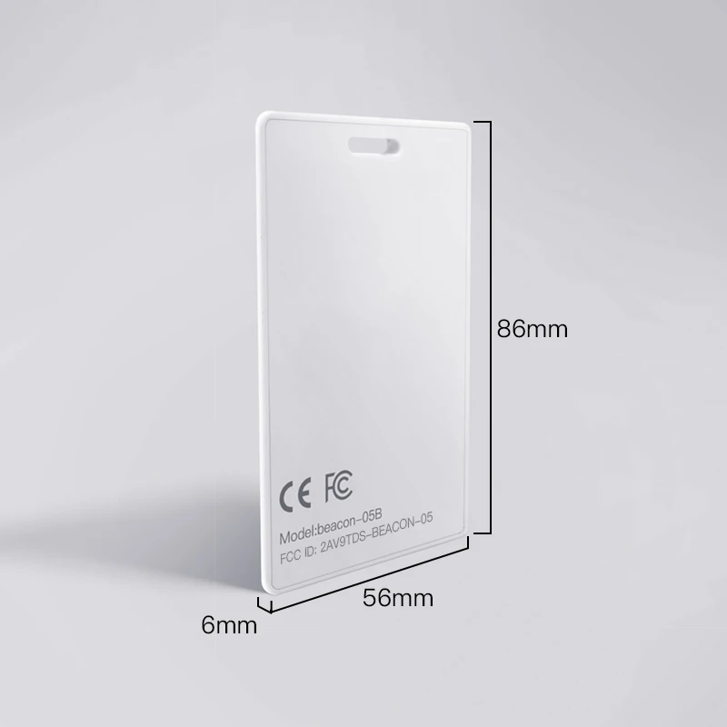 
Wearable Ble5.2 nRF52811 Waterproof UltraThin Card Beacon up to 100M NFC ID Ibeacon 