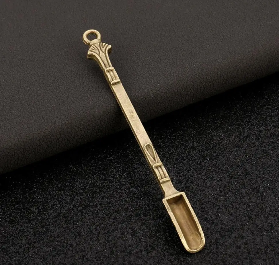 Mini Tool Stainless steel spoon portable Key Chain For Cleaning smoking spoon tools