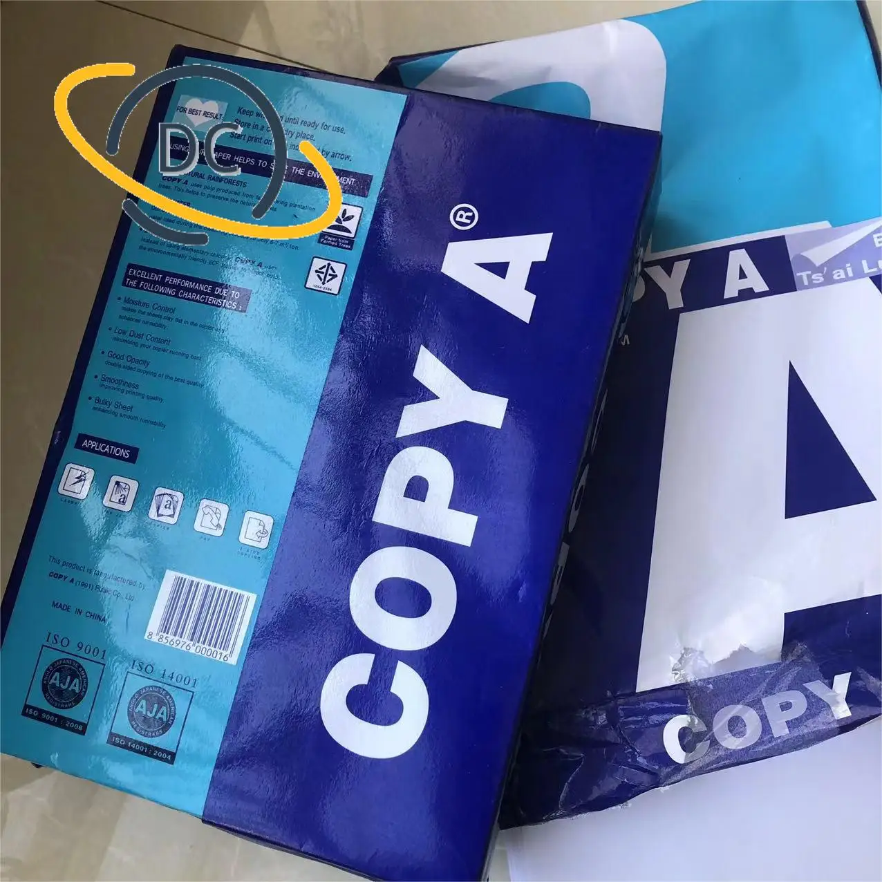 A4 White Paper 100%Pulp 500sheets /Ream 80GSM Office Copy Paper