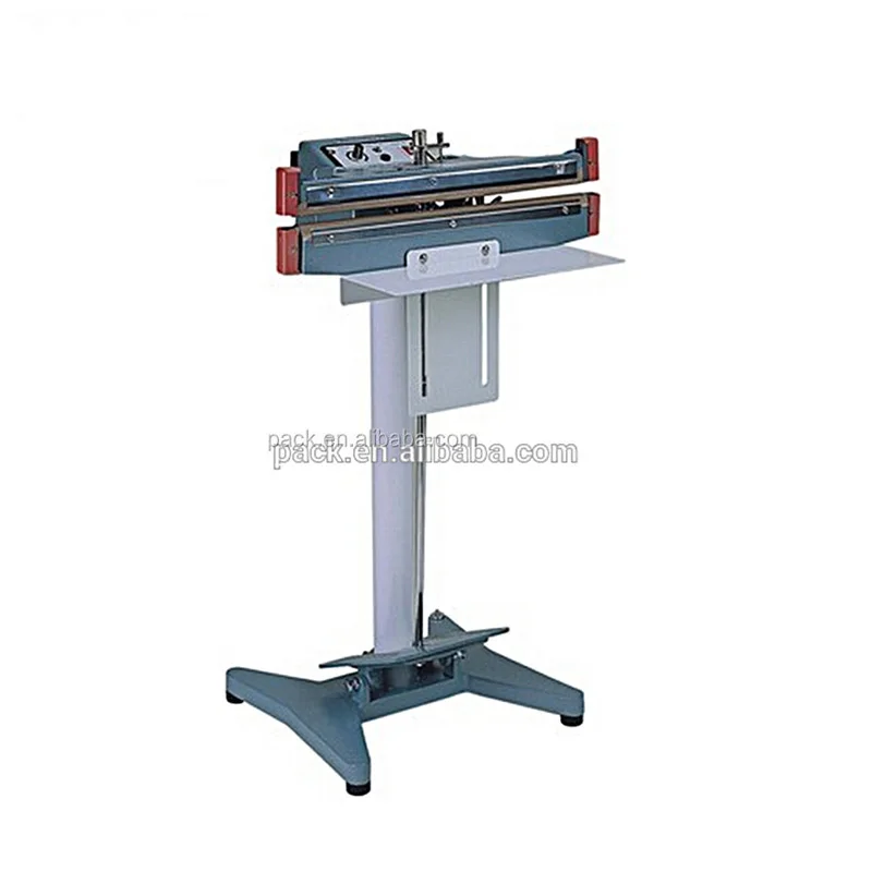 PSF Semi Automatic Ink Ribbon Coding Printing Aluminum Foil Plastic Film Bag Foot Pedal Heat Sealer Sealing Machine