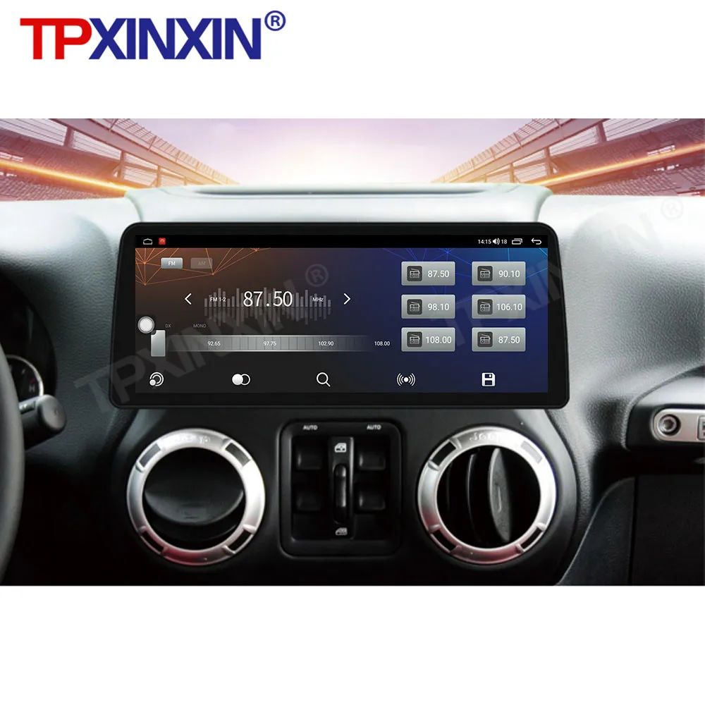 GPS-навигация Android мультимедиа для Jeep Wrangler Rubicon 2011-2017 PX6HD видеоплеер с сенсорным экраном Carplay Auto