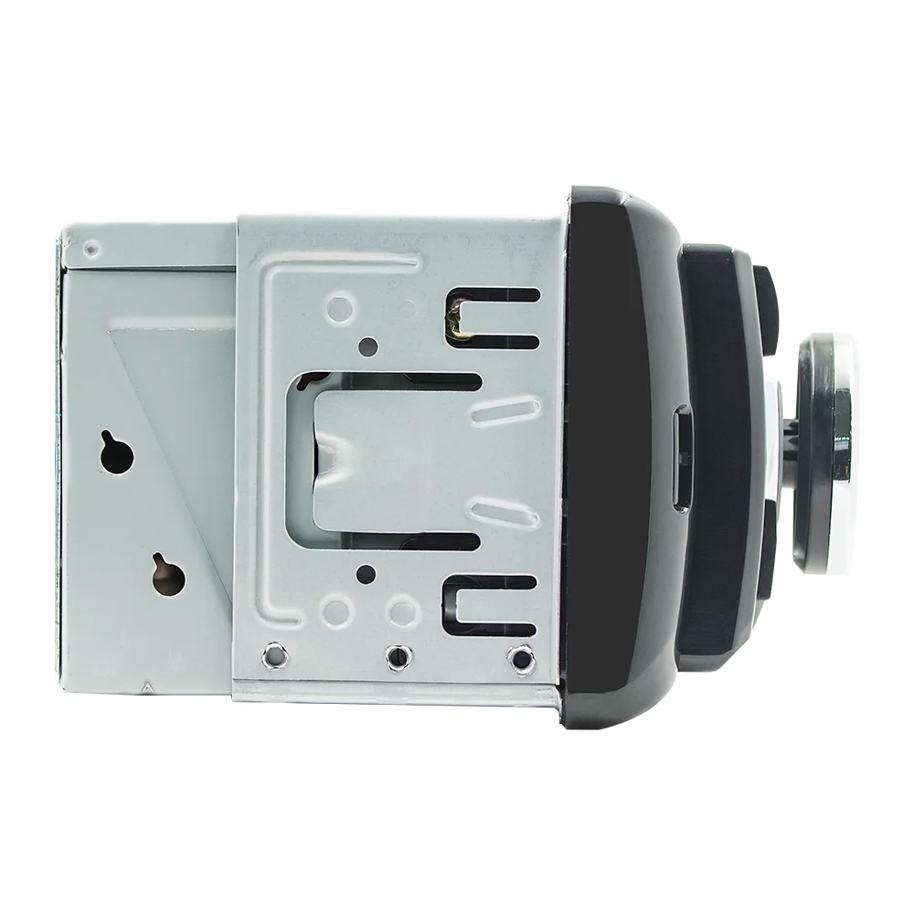 Factory supply 12V 1 din fixed panel colorful lights LED display retro car radio with usb fm bt aux in radio automotive