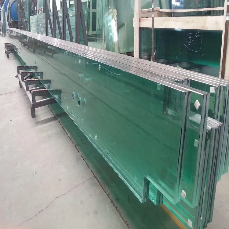 Cheap Price 6mm 8mm 10mm 12mm Clear Transparent Cut into Size Safety Toughened Balustrade Tempered Glass Panel