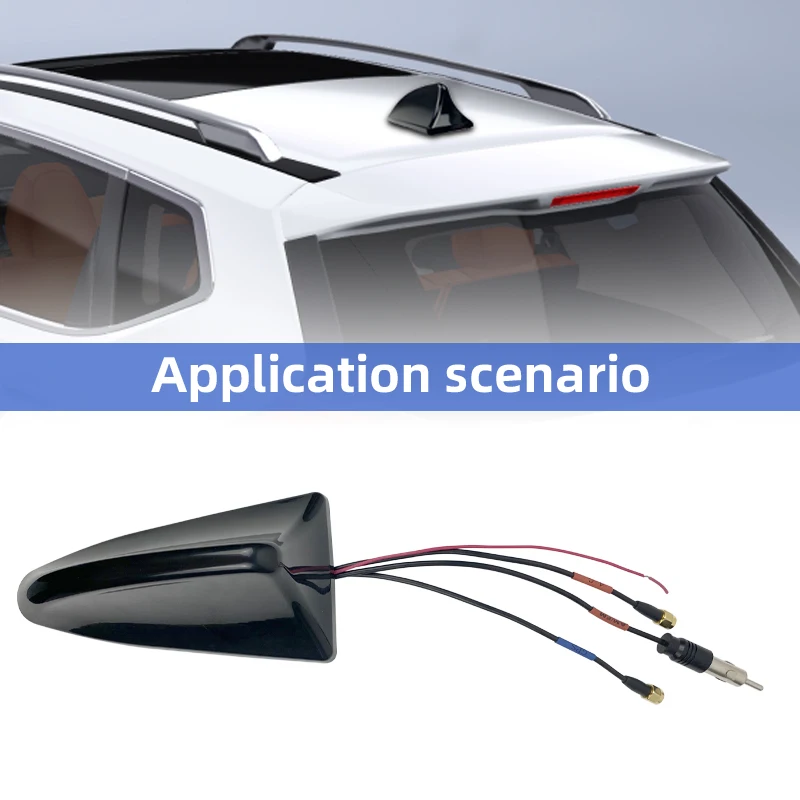  Universal Radio Signal FM AM DAB GPS Combined Antenna Car Roof Decoration Shark