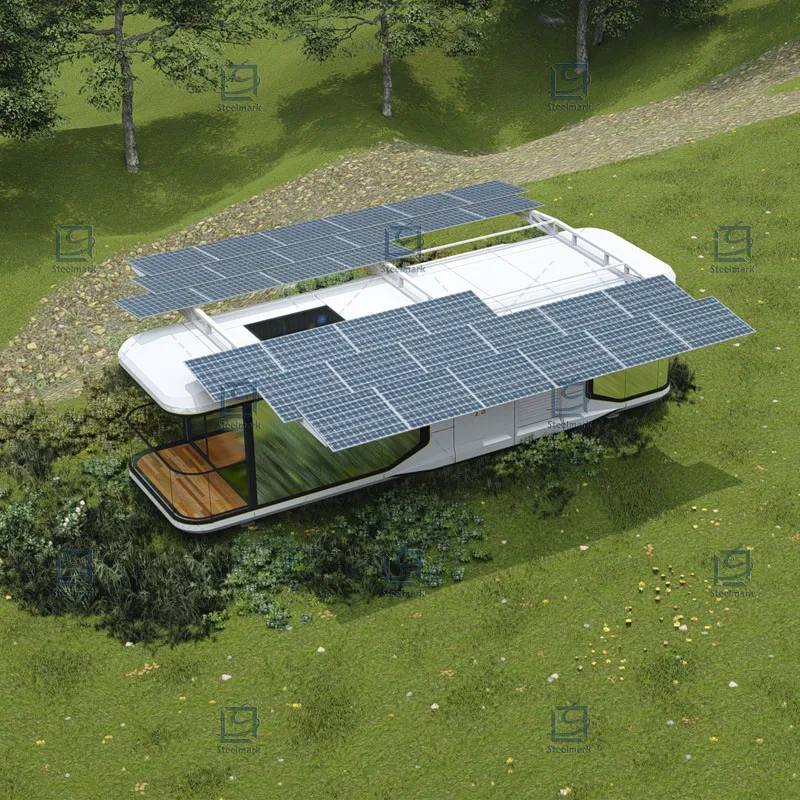 Guose Steel Design Modular China Portable Flat Pack Price Prefabricated Homes Luxury Living Capsule House