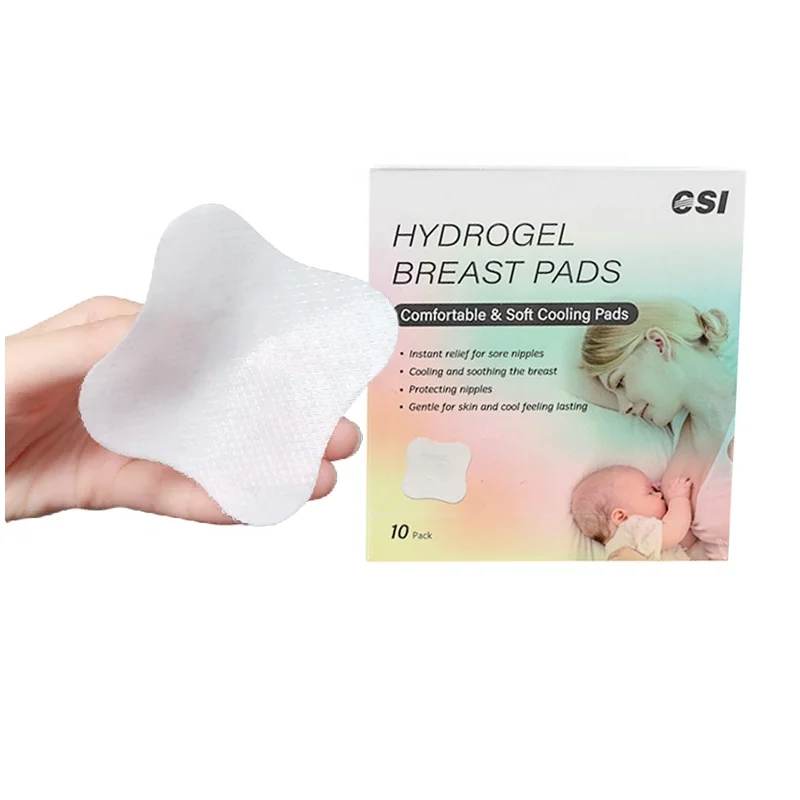 CSI Lanolin Instant Soothing Pads for breastfeeding Mom disposable Hydrogel nipples pain Relief pad