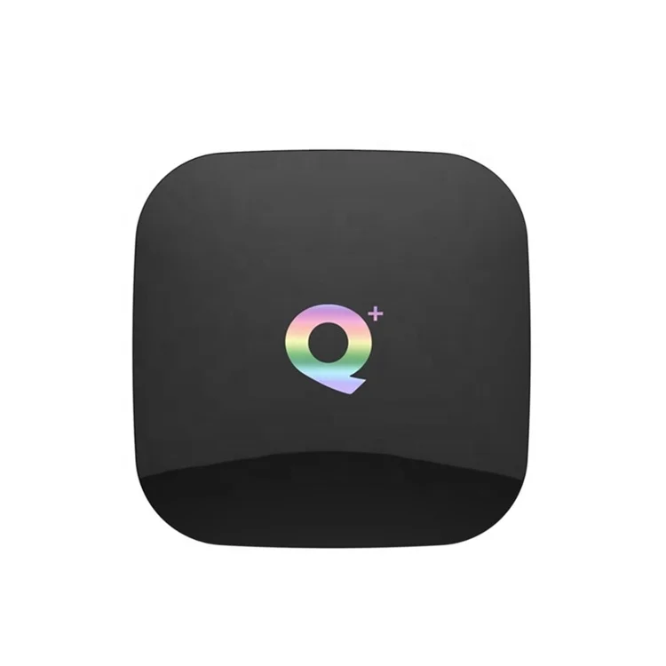 Real 6K TV Box Q Plus Quad Core 4GB RAM 32GB 64GB ROM Android 9.0 Smart TV BoxI Dual WIFI Q+ Work With I8 MX3 C120 Mini Keyboard