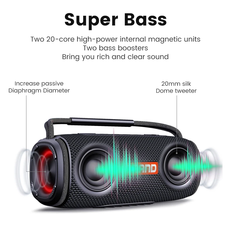 Топ продаж мини небольшой портативный водонепроницаемый для IPX6 boombox оригинальный наружный динамик