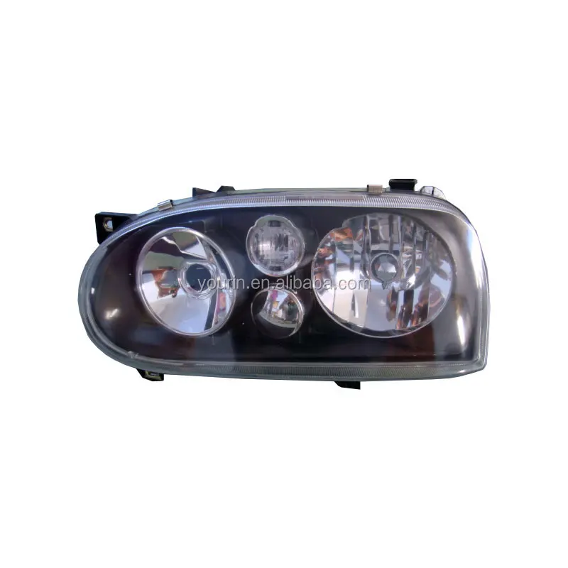 Black Headlight For Golf MK3 III 1992 1993 1994 1995 Body Kit