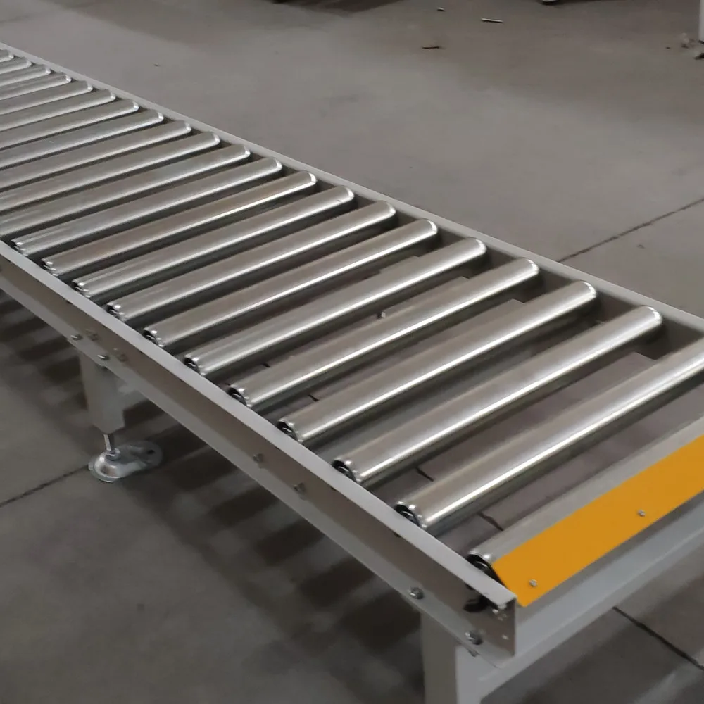 Huiqian standard steel roller conveyor for bearing factory