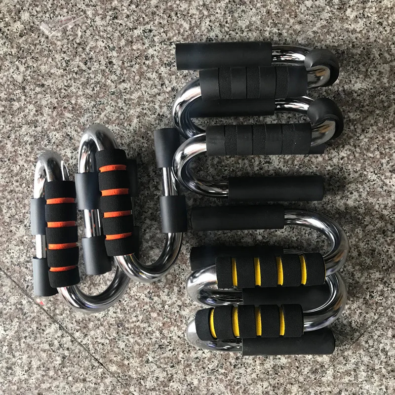 S-Shape Push Up Stand Support Rack Fitness Strength Chest Muscle Home Equipment Tool