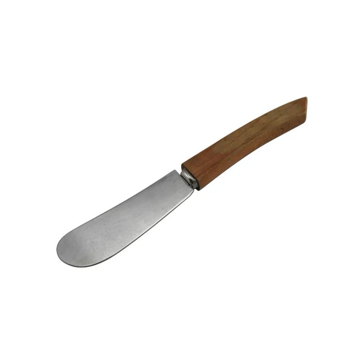 Wholesale Good Quality Stainless Steel Wood Handle Butter Knife