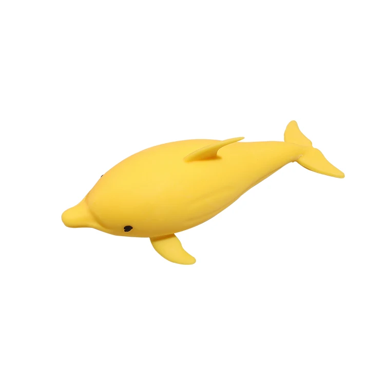 Colorful Fidget Dolphin Novelty Gifts Soft TPR Squeeze Toys Sensory Release Stress Decompression Toys