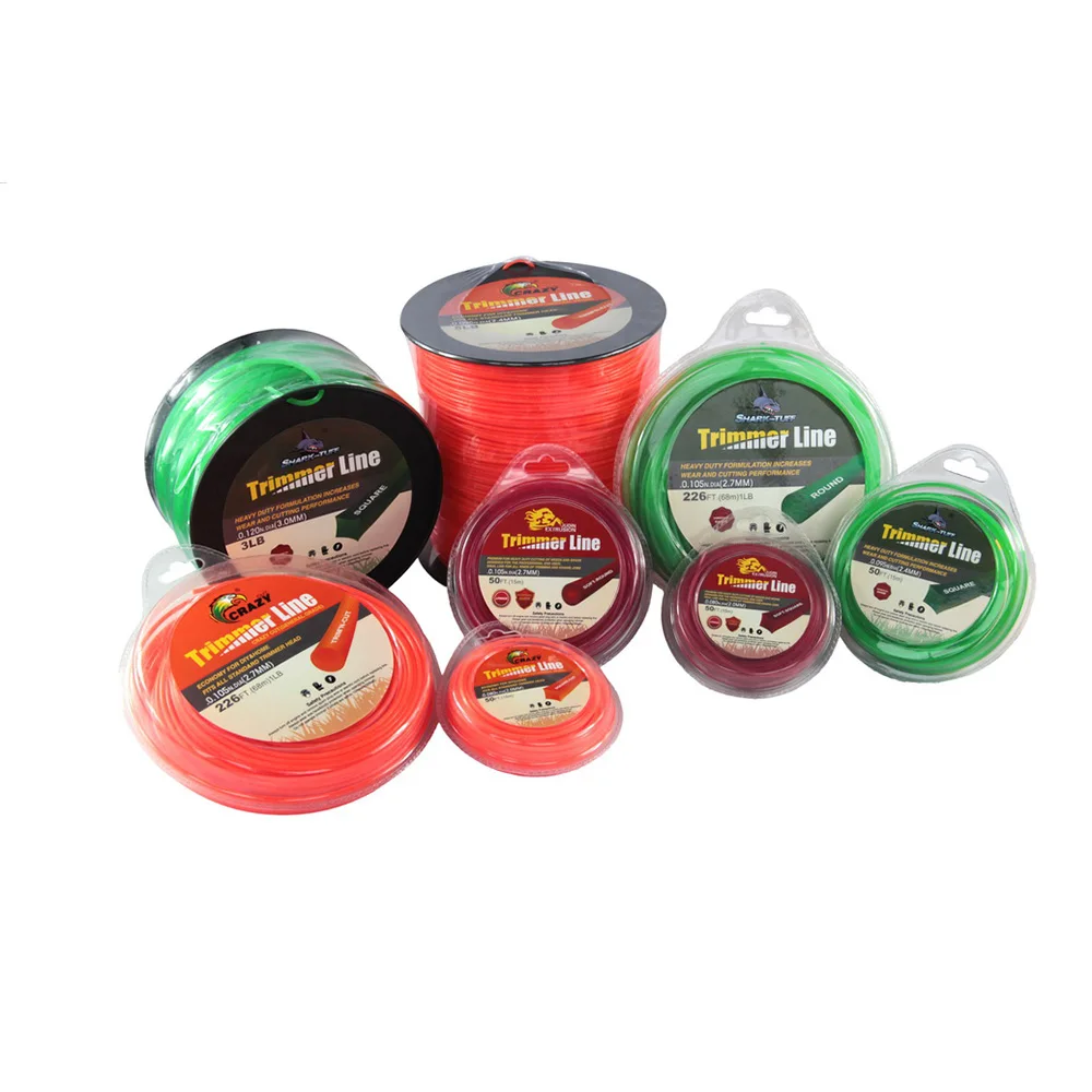 hot selling brush cutter spare parts manufacturer power string trimmer nylon blade grass trimmer line for cutting grass