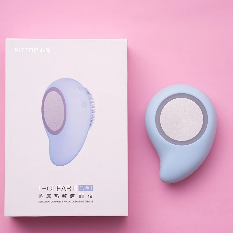Rechargeable Portable Food Grade Scrub skin care electric face cleansing facial brush