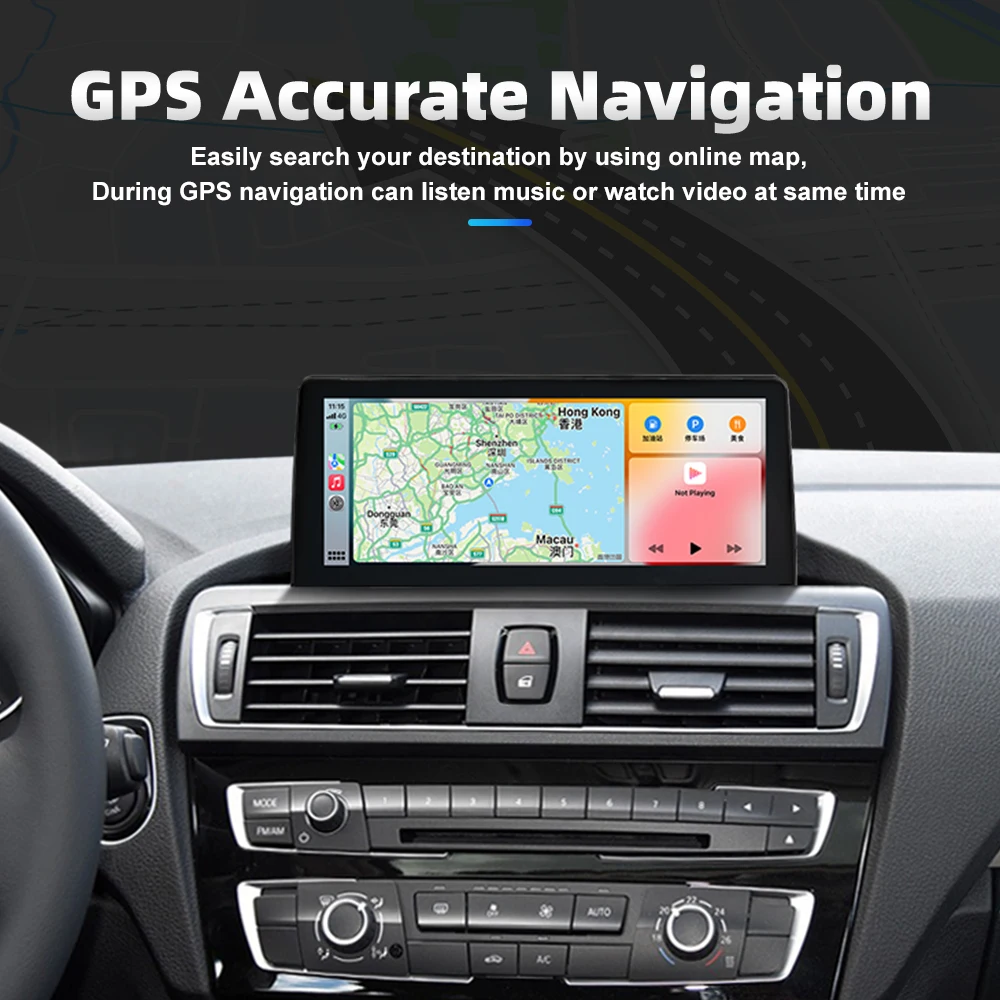 8.8 Inch Linux System Wireless Carplay Display Screen For BMW F20 F23 2012-2016 BT GPS Touch Player