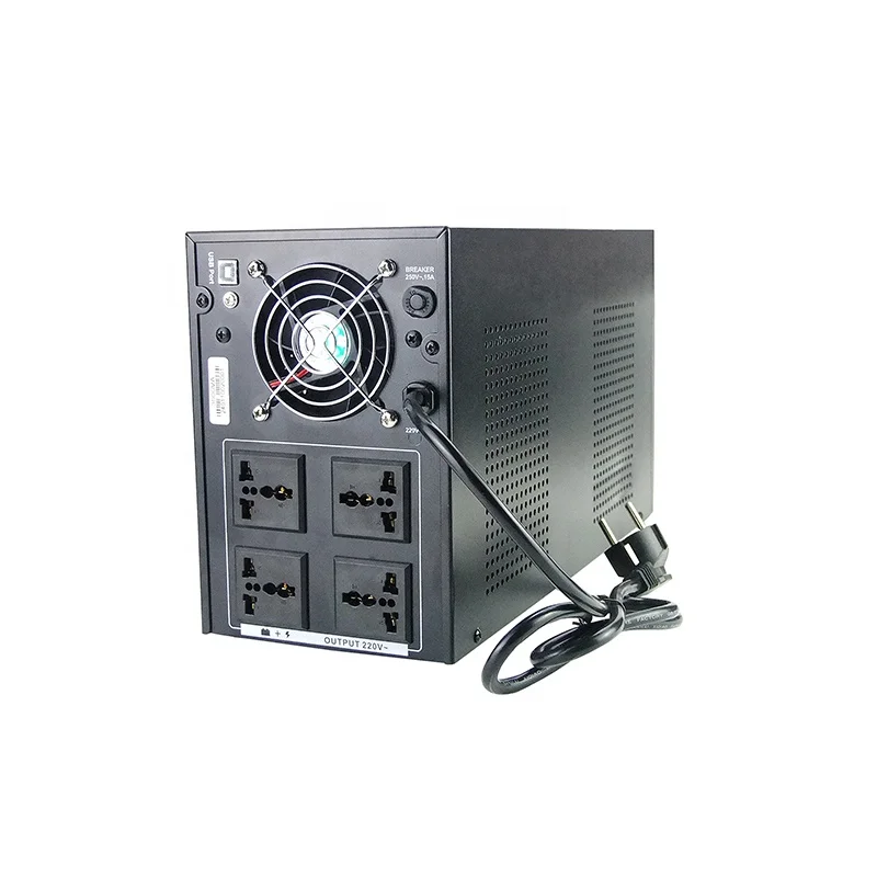 3000VA 1800W Emergency Backup Storage Battery UPS 1kva 2kva 3kva Back up Power Supply for Cctv